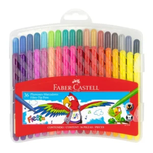 estuche de marcadores faber castell