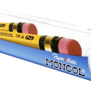 lápices triangulares mongol paper mate — caja
