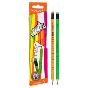 lápices neon y plus+ — caja