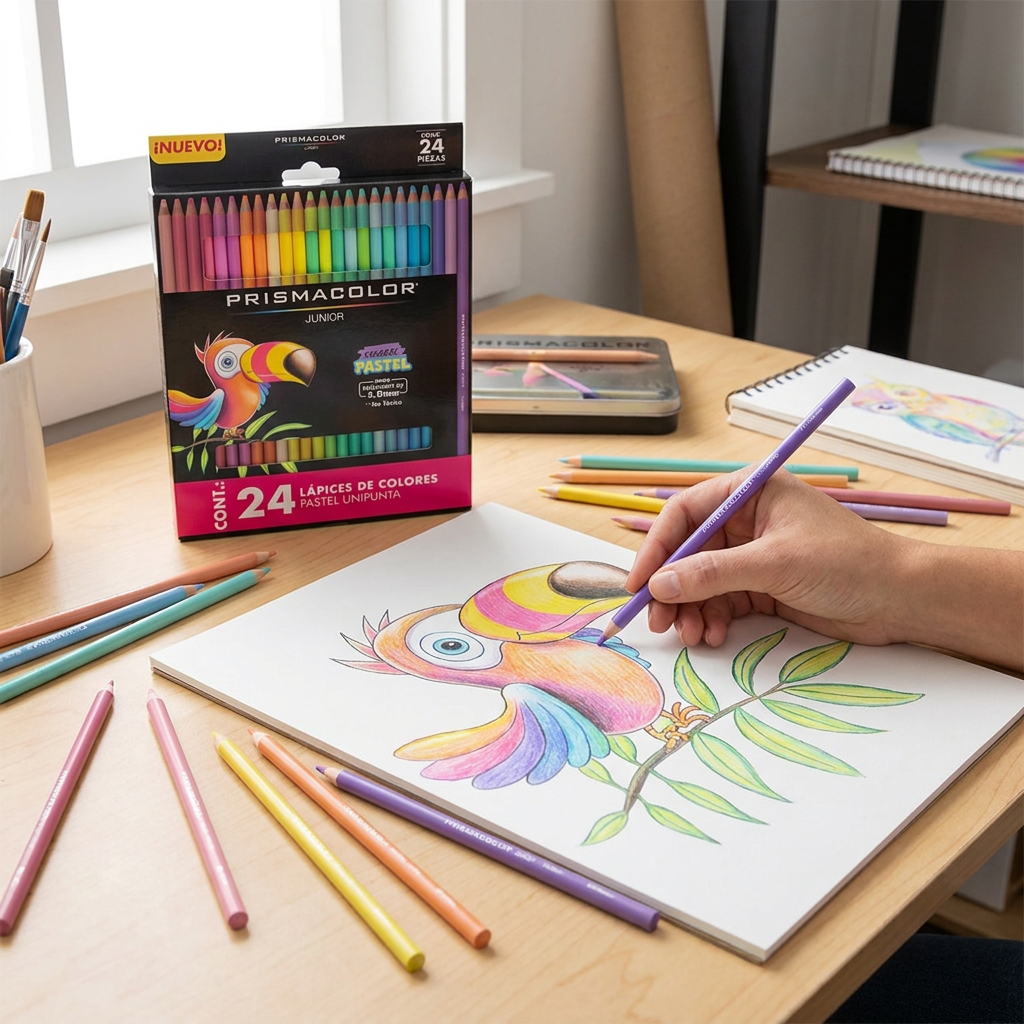 estuche de crayones prismacolor junior — 24 unidades estuche de crayones prismacolor junior — 24 unidades