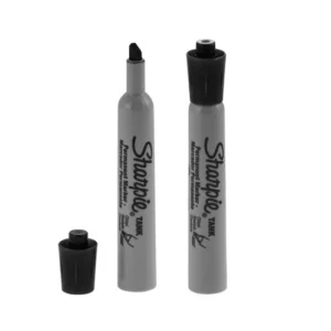 marcador sharpie punta cincel